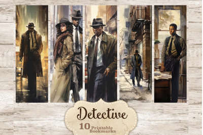 Detective Printable | Bookmark Designs