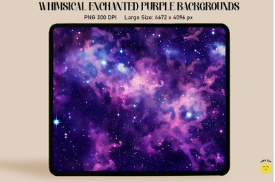 Celestial Dreams Galaxy Purple