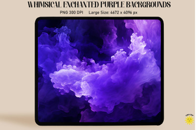 Magical Purple Nebulous Backgrounds