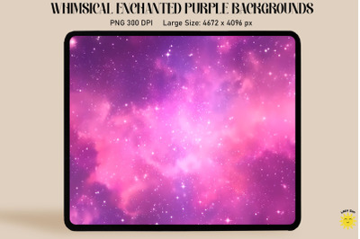 Dreamy Pink Purple Gradient Space