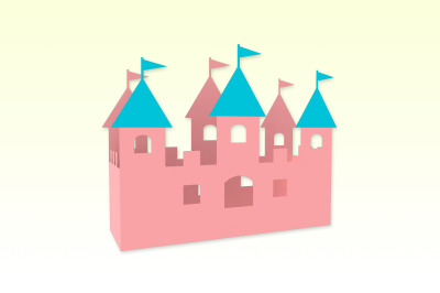 DIY Castle favor - 3d papercraft