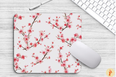 Lovely Mini Pink Flowers Mouse Pad