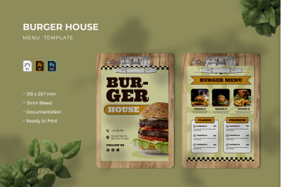 Burger House - Menu