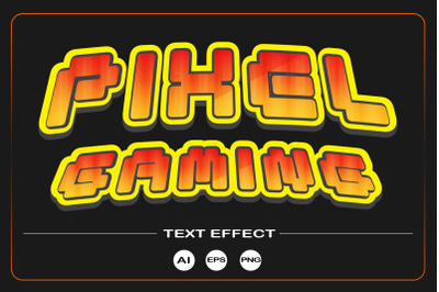 Pixel Game Text Effect