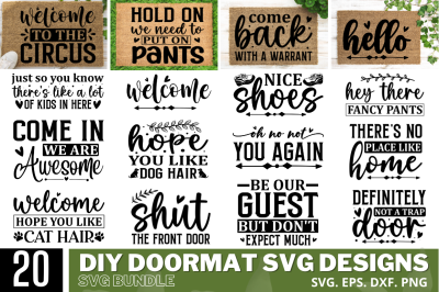 Doormat Svg Bundle