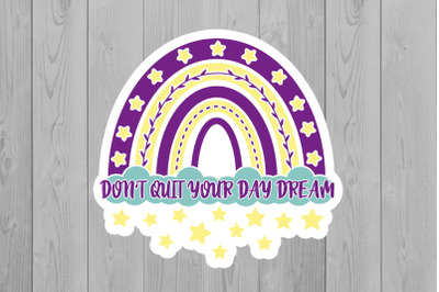 Rainbow Stickers | Motivation PNG | Boho Rainbow PNG