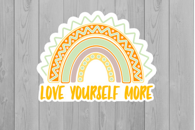 Rainbow Stickers | Motivation PNG | Boho Rainbow PNG