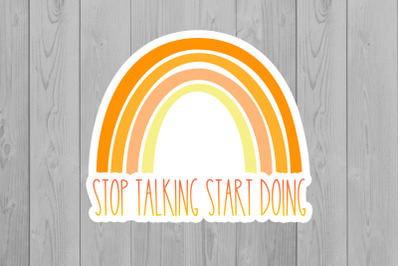 Rainbow Stickers | Motivation PNG | Boho Rainbow PNG