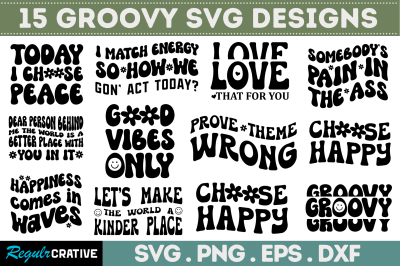 Groovy SVG Bundle