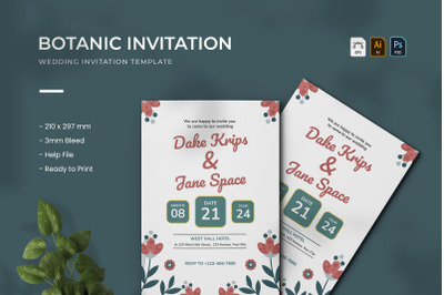 Botanic - Wedding Invitation