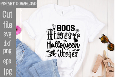Boos Hisses Halloween Wishes SVG cut file&2C;Halloween Svg Disney&2C; Hallow