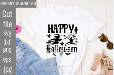 Happy Halloween SVG cut file&2C;Halloween Svg Disney&2C; Halloween Svg Frien