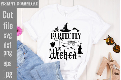 Perfectly Wicked SVG cut file&2C;Halloween Svg Disney&2C; Halloween Svg Frie