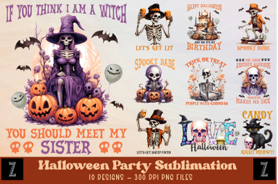 Halloween Party Sublimation Bundle