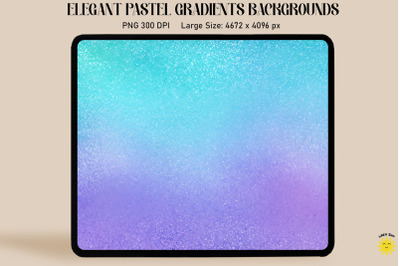 Blue Purple Pastel Gradient Backgrounds