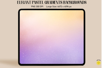 Lilac Yellow Pastel Gradient Backgrounds