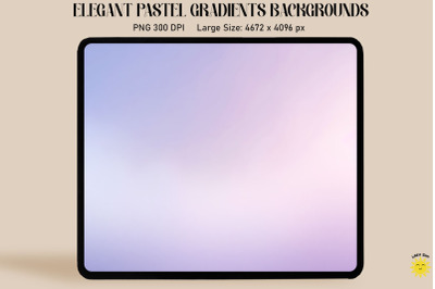 Lilac Purple Pastel Gradient Backgrounds
