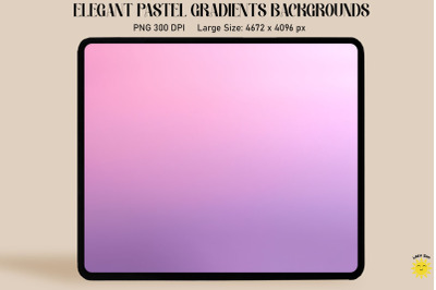 Purple Pink Pastel Gradient Backgrounds