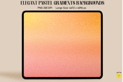 Orange Pink Pastel Gradient Backgrounds