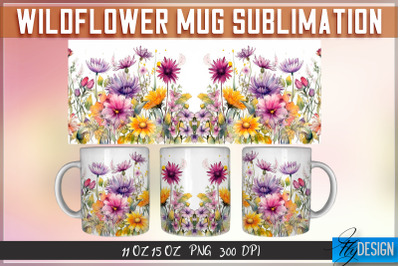 Wildflowers 11 Oz | 15 Oz Mug Sublimation