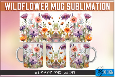 Wildflowers 11 Oz | 15 Oz Mug Sublimation