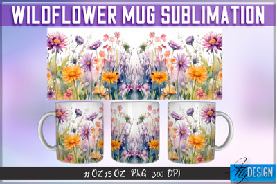 Wildflowers 11 Oz | 15 Oz Mug Sublimation