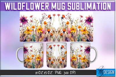 Wildflowers 11 Oz | 15 Oz Mug Sublimation