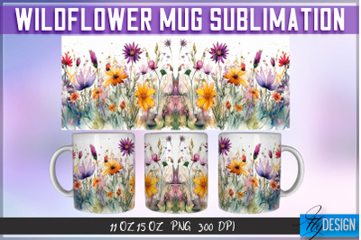 Wildflowers 11 Oz | 15 Oz Mug Sublimation