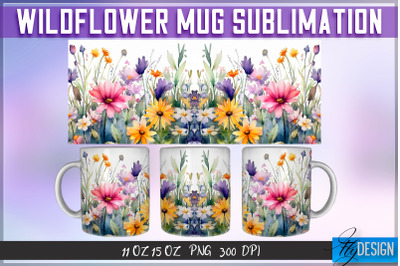 Wildflowers 11 Oz | 15 Oz Mug Sublimation