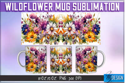 Wildflowers 11 Oz | 15 Oz Mug Sublimation