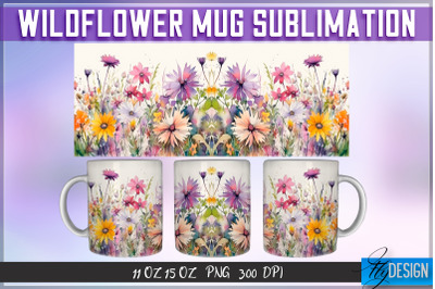 Wildflowers 11 Oz | 15 Oz Mug Sublimation