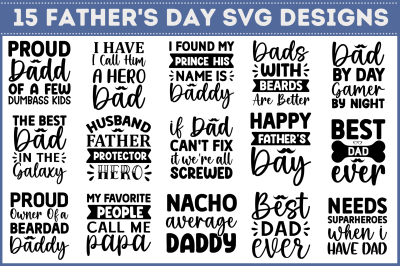 Father&#039;s Day Svg Bundle