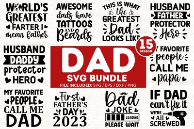 Father&#039;s Day Svg Bundle