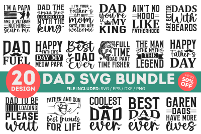 Father&#039;s Day SVG Bundle