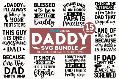 Father&#039;s Day SVG Bundle