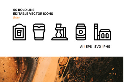 50 beer icons