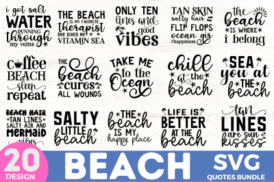 Beach SVG Bundle