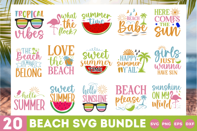 Beach SVG Bundle