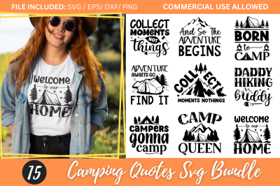 Camping SVG Bundle