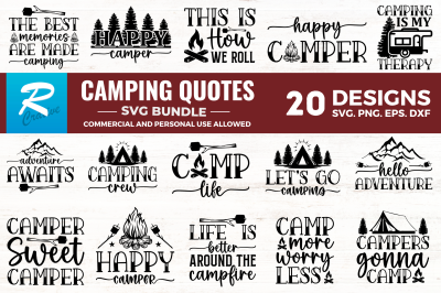 Camping SVG Bundle