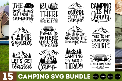 Camping SVG Bundle