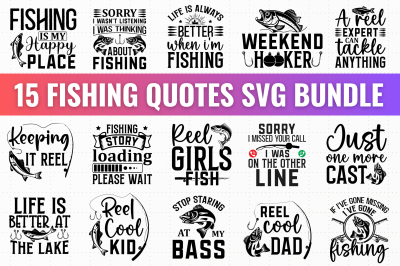 Fishing SVG Bundle