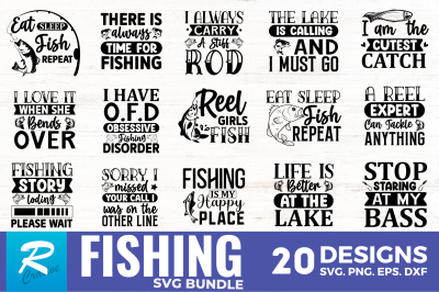 Fishing SVG Bundle