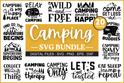 Camping SVG Bundle