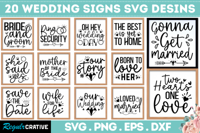 Wedding SVG Bundle