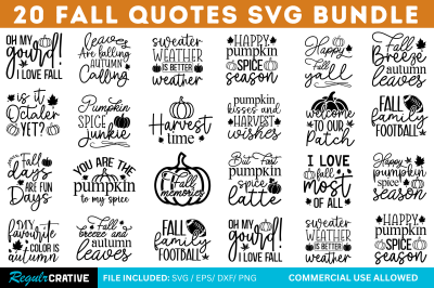 Fall SVG Bundle