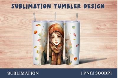 Girl tumbler wrap, highland girl tumbler