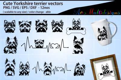 Yorkshire Terrier dog bundle