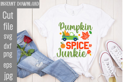 Pumpkin Spice Junkie SVG cut file&2C;Fall Porch Sign Svg Bundle&2C; Fall Svg