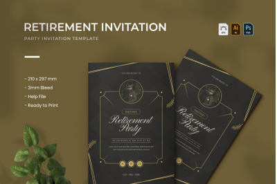 Retirement - Party Invitation